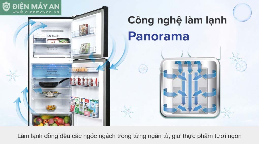 Tủ lạnh Panasonic Inverter 326 lít NR-TL351VGMV